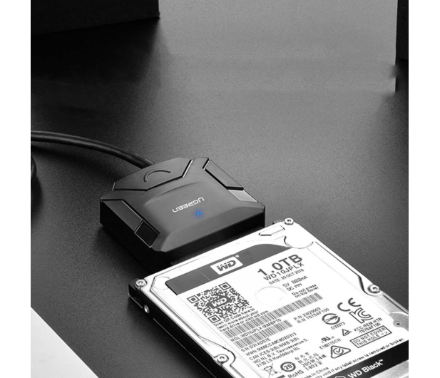 UGREEN Adapter USB 3.0 - SATA do dysków 25''/35'' czarny - 1488915 - zdjęcie 3